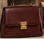 Burgundy Leather Handbag