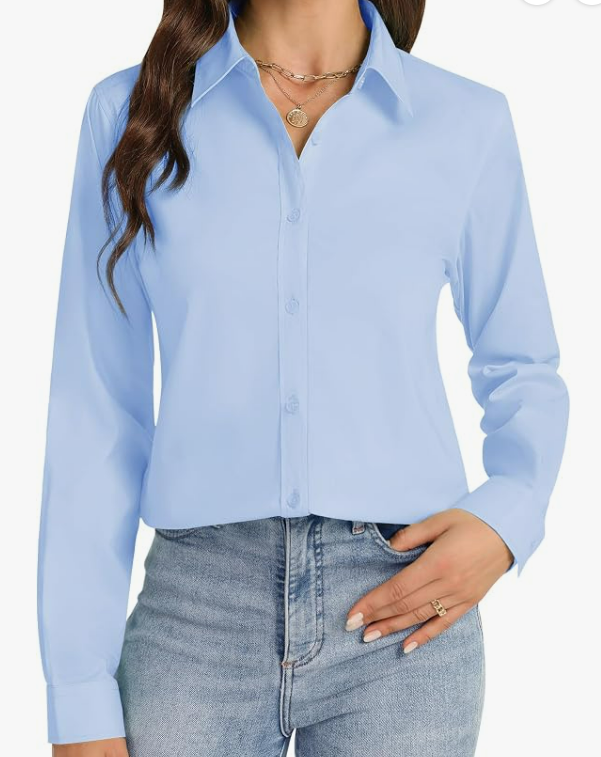 Light Blue Button-Down Shirt