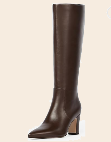 Brown Knee-High Boots