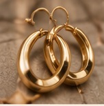 Gold Hoop Earrings