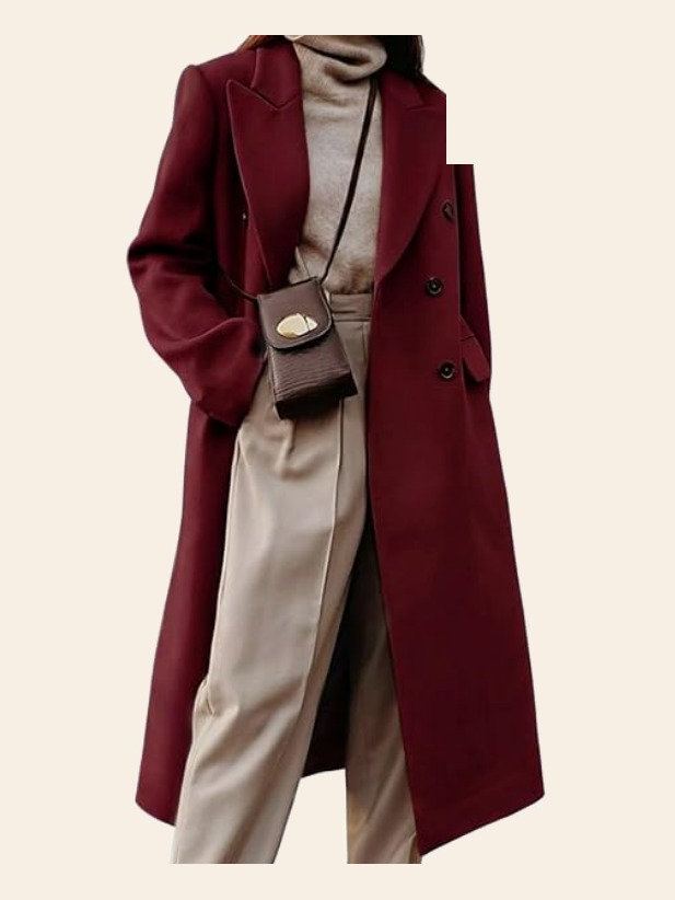 Burgundy Winter Coat